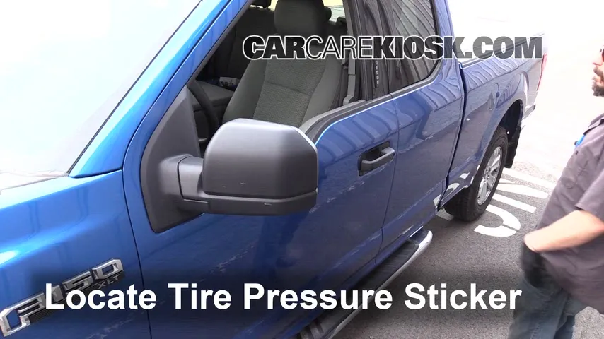 2015 Ford F-150 XL 2.7L V6 Turbo Extended Cab Pickup Tires & Wheels Check Tire Pressure